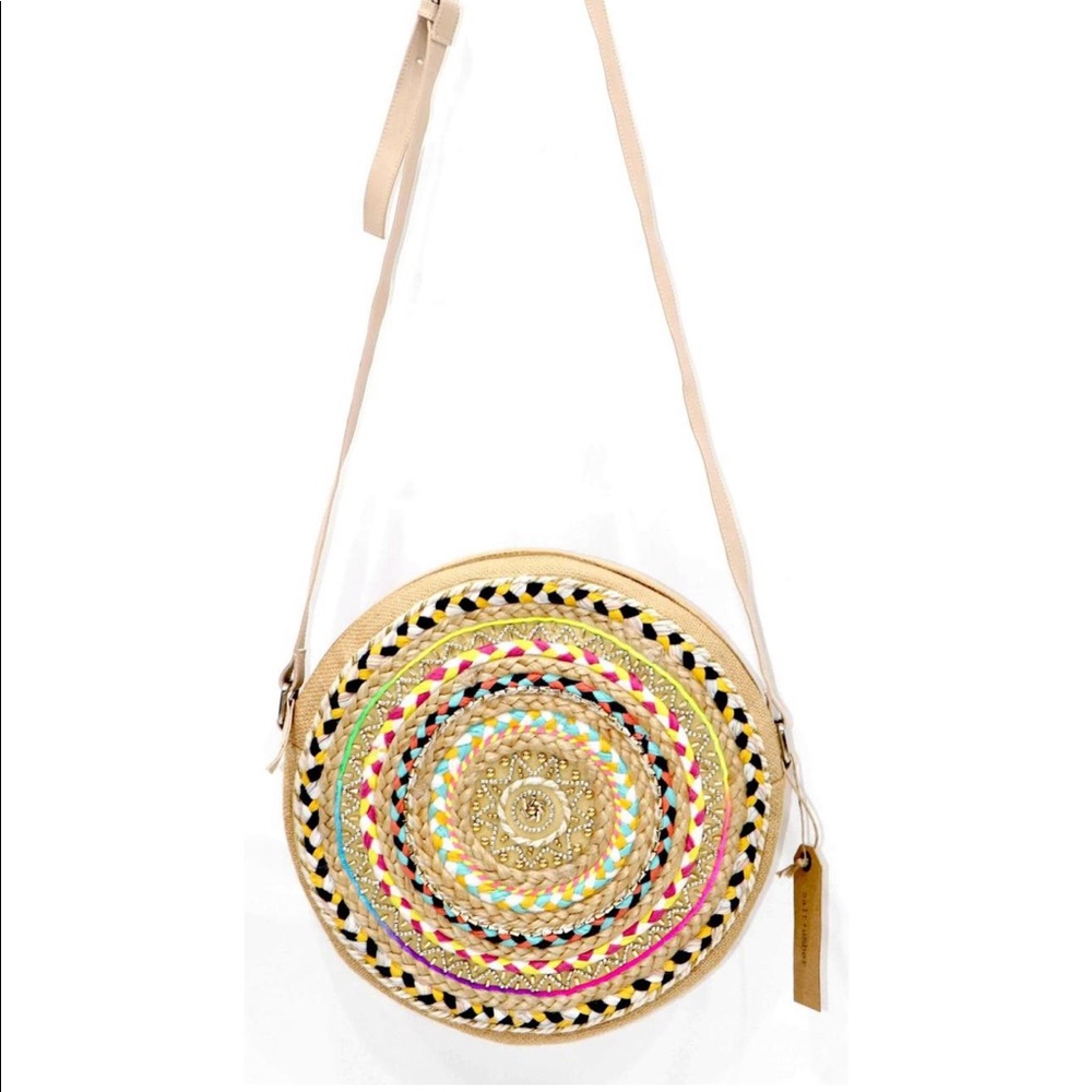 NWT Salt + Umber Jenny Beaded Bag